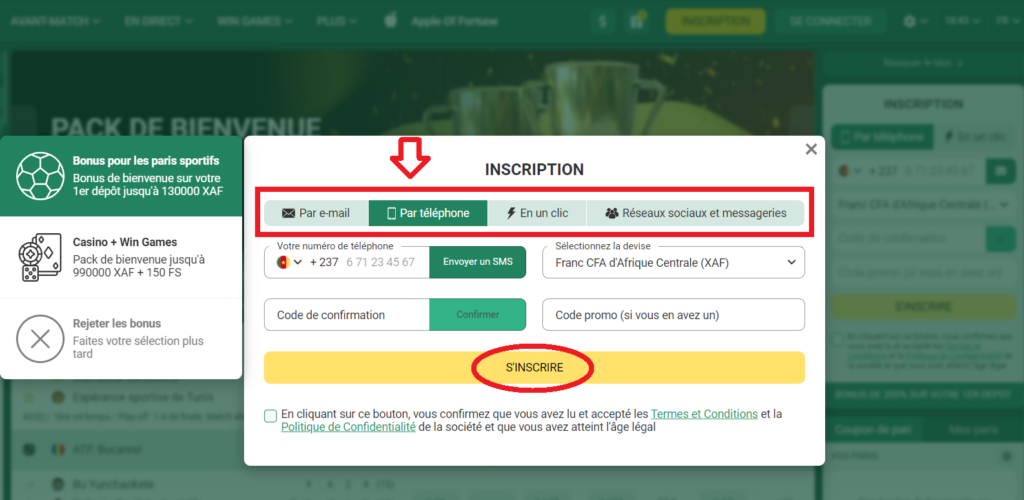 Comprendre le processus d’inscription à Betwinner